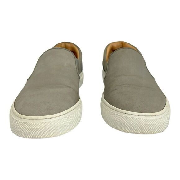 Greats Brooklyn Womens Size 6 Gray Slip On Leather Sneakers - Picture 2 of 8